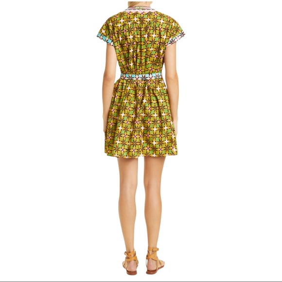 SALONI Ashley Floral Print Cotton Babydoll Minidress (4) - Picture 3 of 13